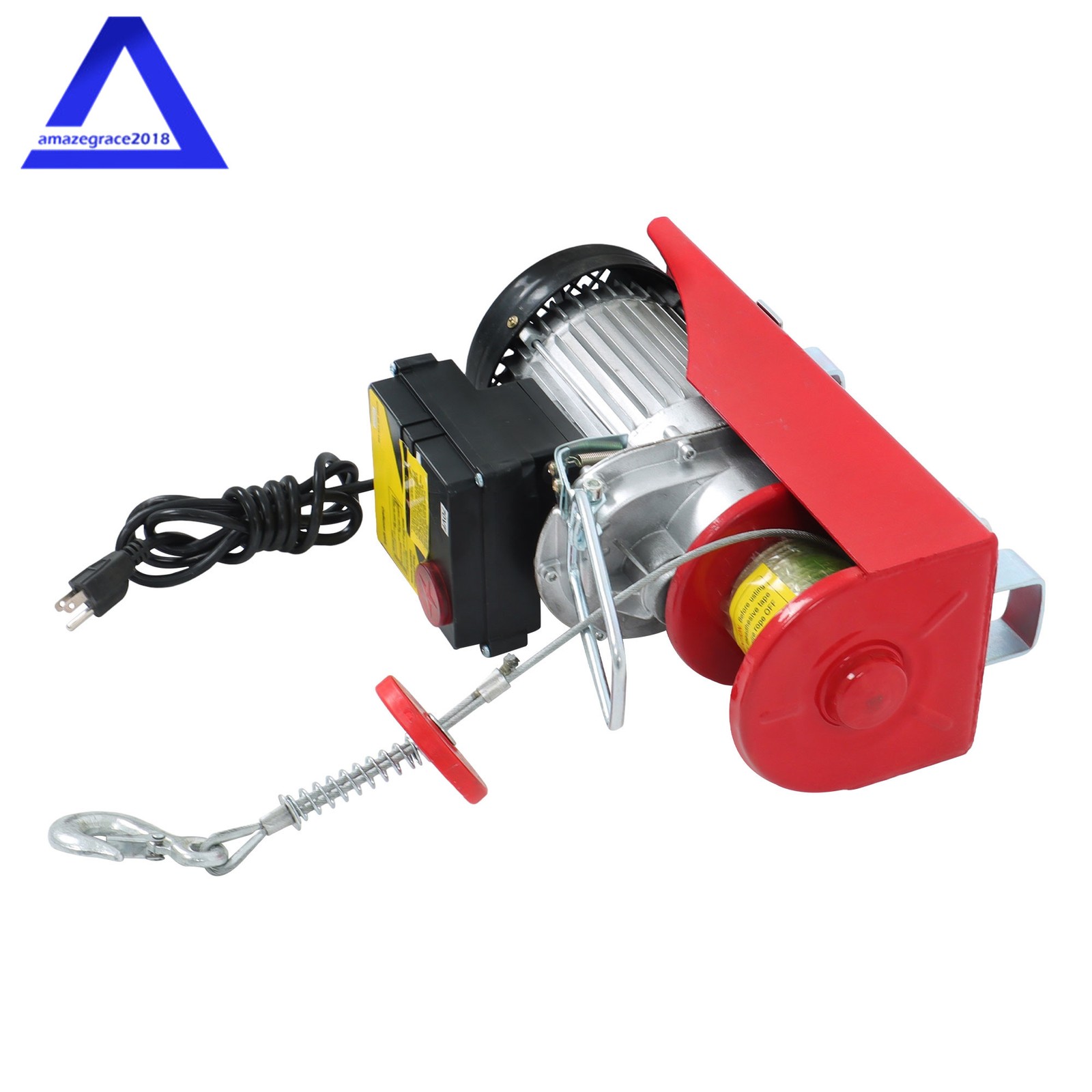 1320lbs Electric Hoist & Wireless Remote Control,110V 40ft/20ft Lifting Height
