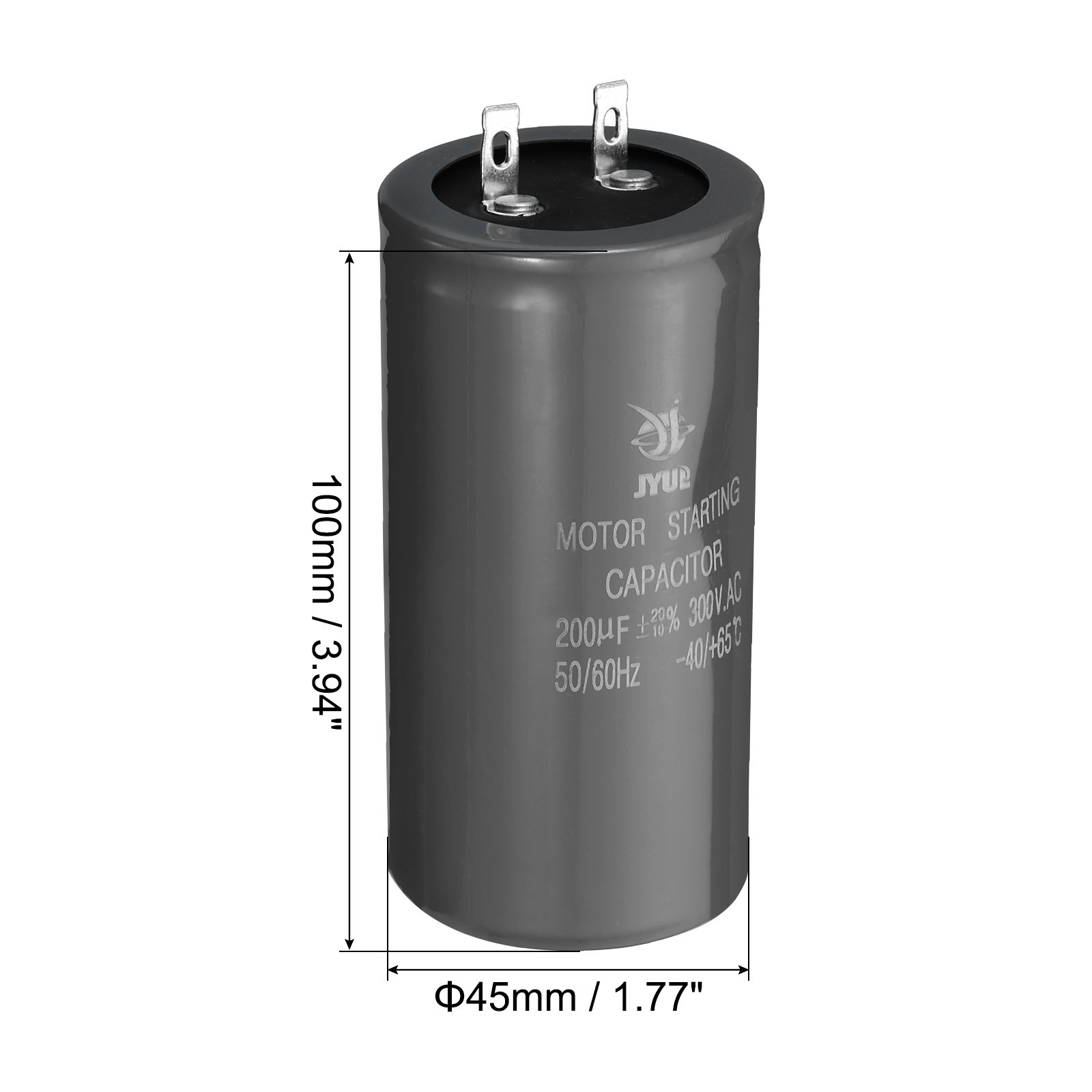 Motor Start Capacitor 200uf 300V 50/60Hz CD60 Starting Capacitor