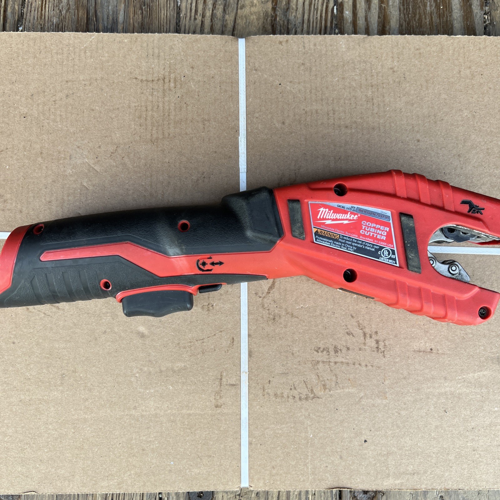 Milwaukee 2471-20 M12 Cordless Copper Tubing Cutter – Tool Only TESTED