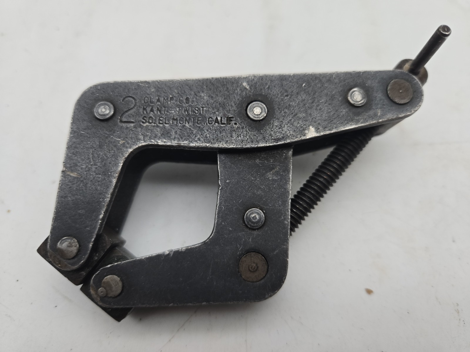 Vintage KANT-TWIST Welding Machinists Clamp 2” HARDENED Steel Made In USA