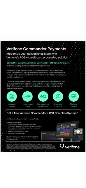 FREE FREE VERIFONE COMMANDER/C18 POS SYSTEM WITH CREDIT CARD PROCESSING SERVICE