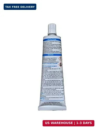 Silicone RTV 4500 Food Contact Safe High Strength Silicone Sealant, Clear (2.8 F