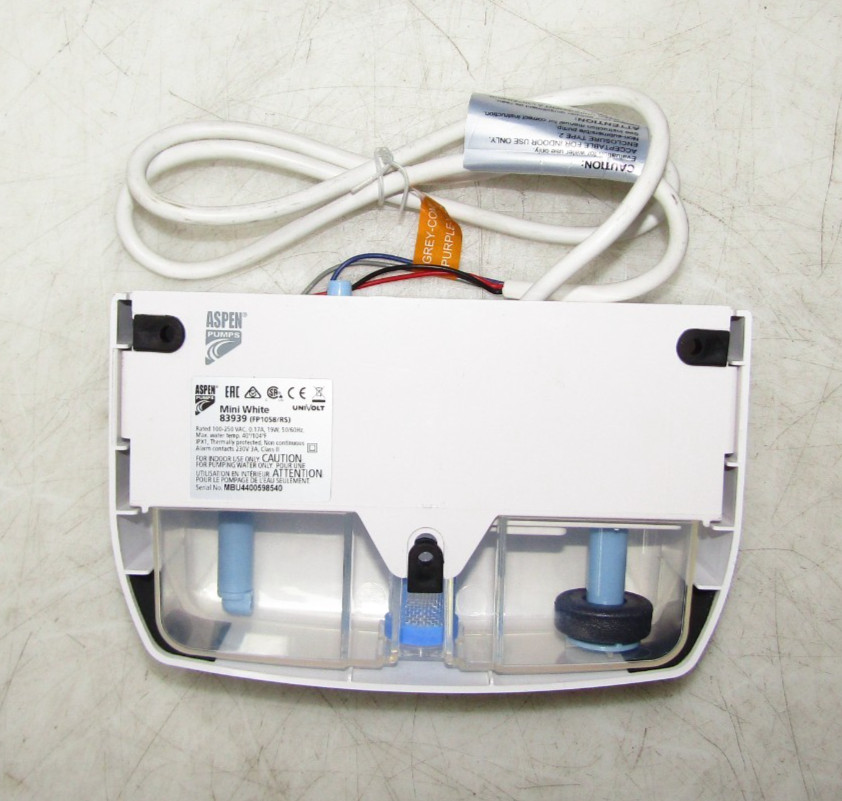 🙌 NEW ASPEN PUMP 0.17 AMP MINI WHITE CONDENSATE PUMP 100-250 VAC 83939