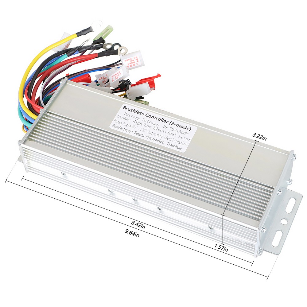 New 48-72V 1500W Electric E-bike Scooter Brushless DC Motor Speed Controller US