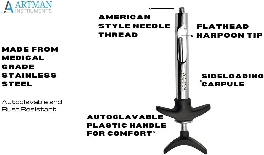 Dental Syringe 1.8ml Set of 3 ARTMAN