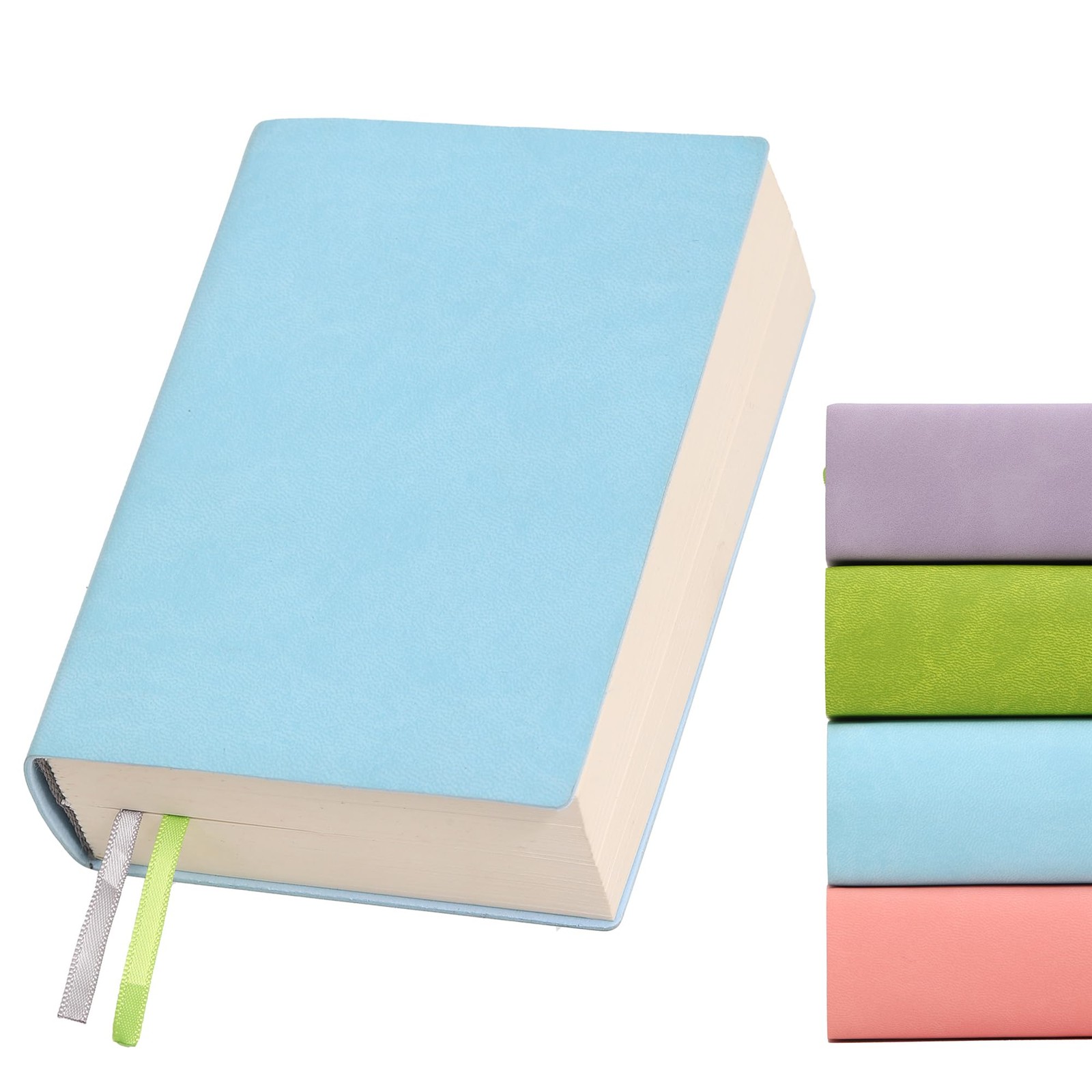 Thick Blank Journal Notebook 720 Pages 3.9 × 5.5 No Lines Soft Leather Pocket…