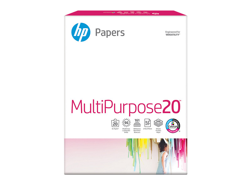 HP Multipurpose Paper | 500 Sheets | Letter | 8.5 x 11 in | HPM1120R