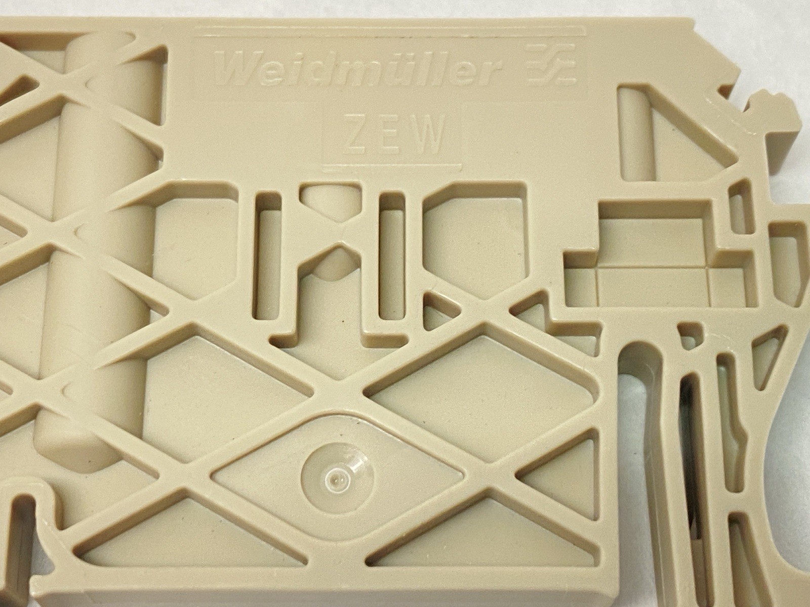 Weidmuller ZEW 35 End Bracket Terminal Block Dark Beige 9540000000 LOT OF 10