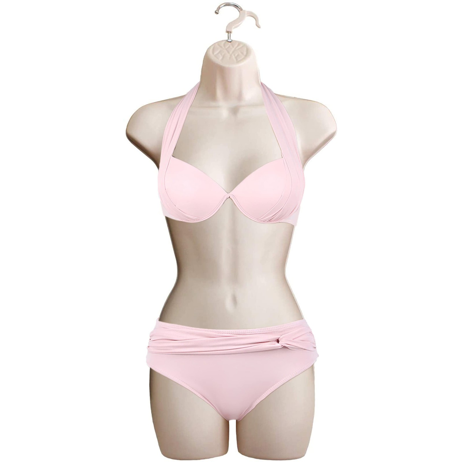 Lightweight Stackable Flesh Mannequin Clothing Form for Display and Storage