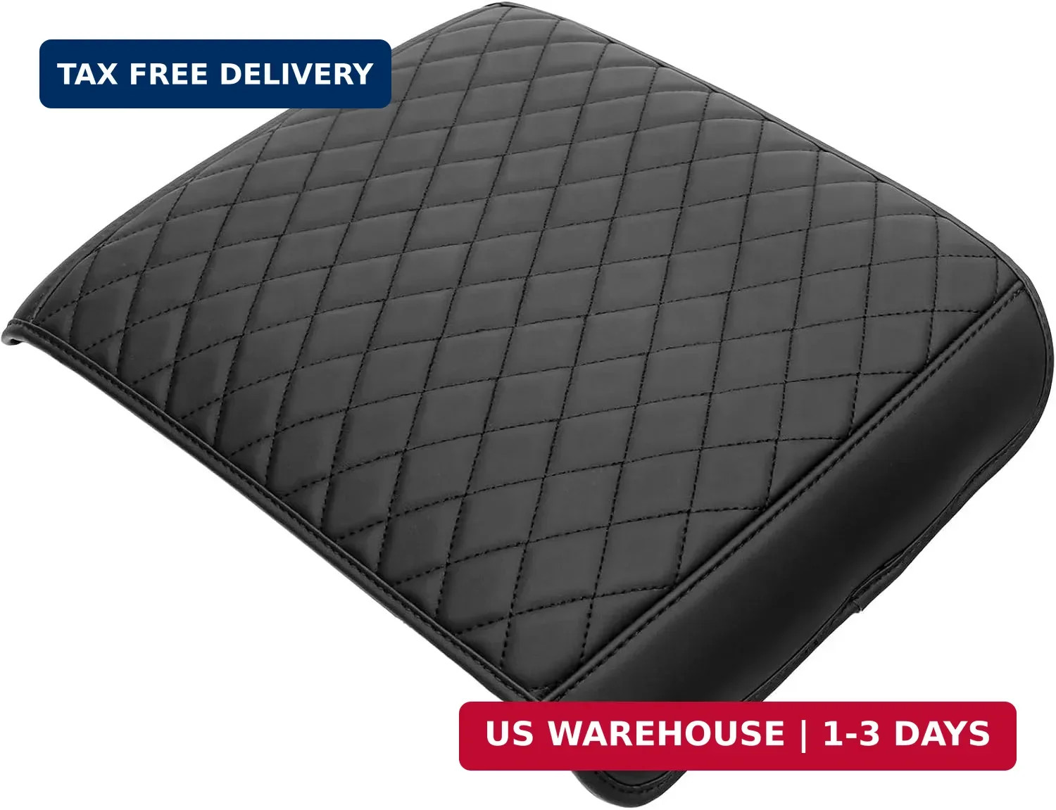 Leather Center Console Cover for 2021-2026 Ford F150 Armrest Pad Bucket Seat
