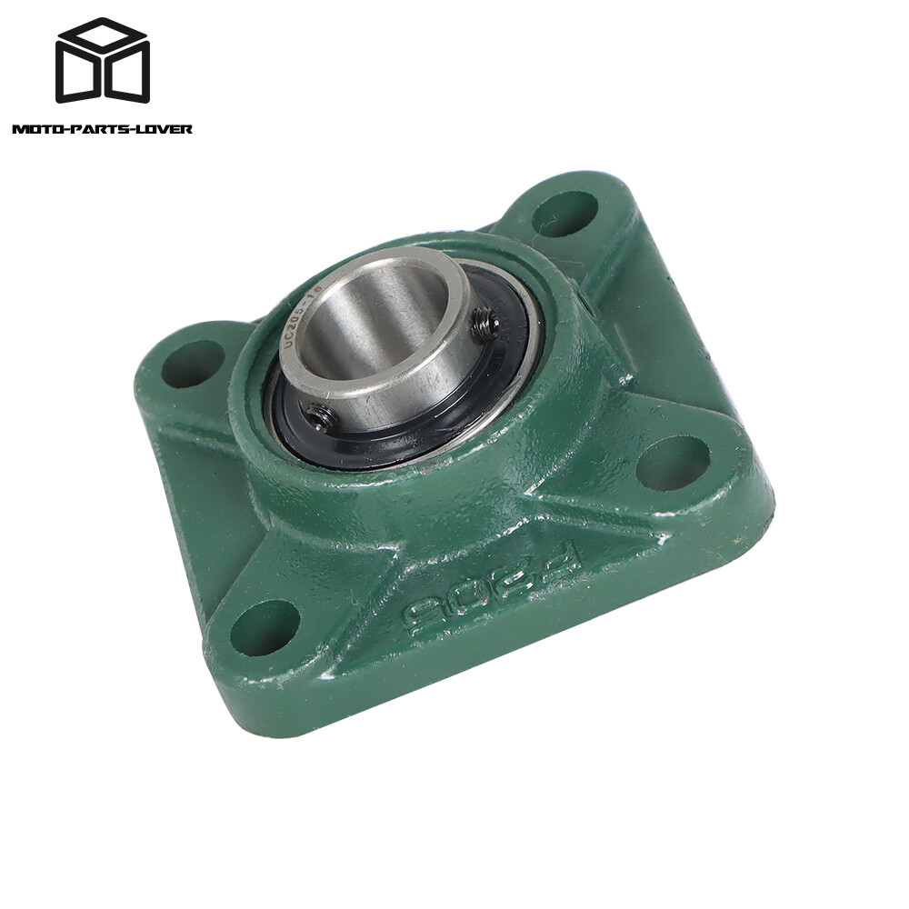 10 pcs UCF205-16 Pillow Block Flange Bearing 1″ Bore 4 Bolt Solid Base