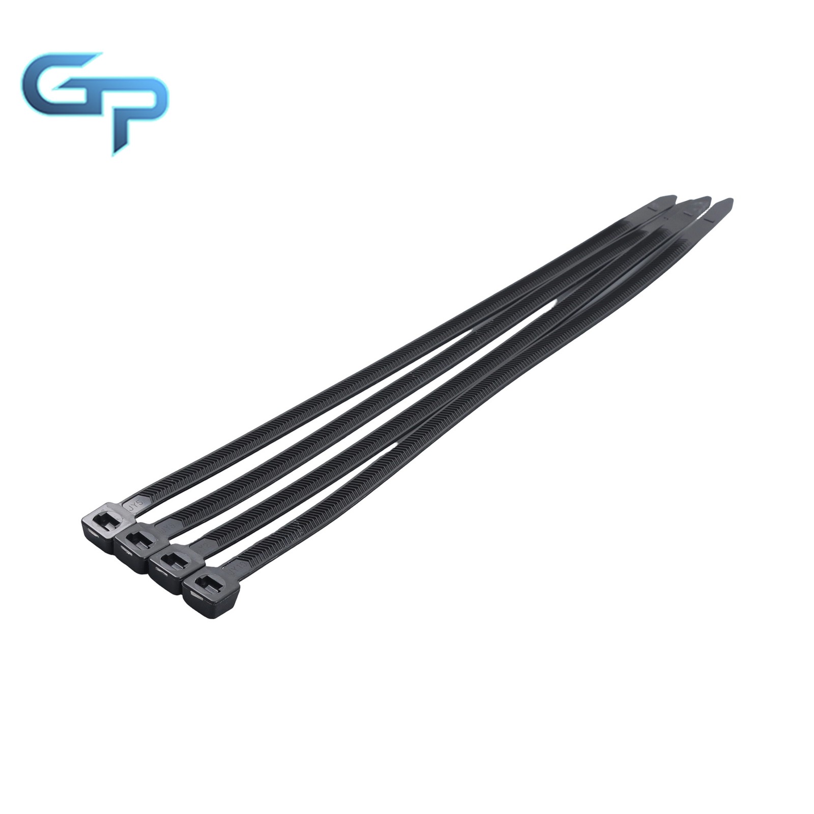 Heavy Duty Zip Ties 12″12″ V-Shaped Toothed 200lb Black White 100pcs Wide 0.13″