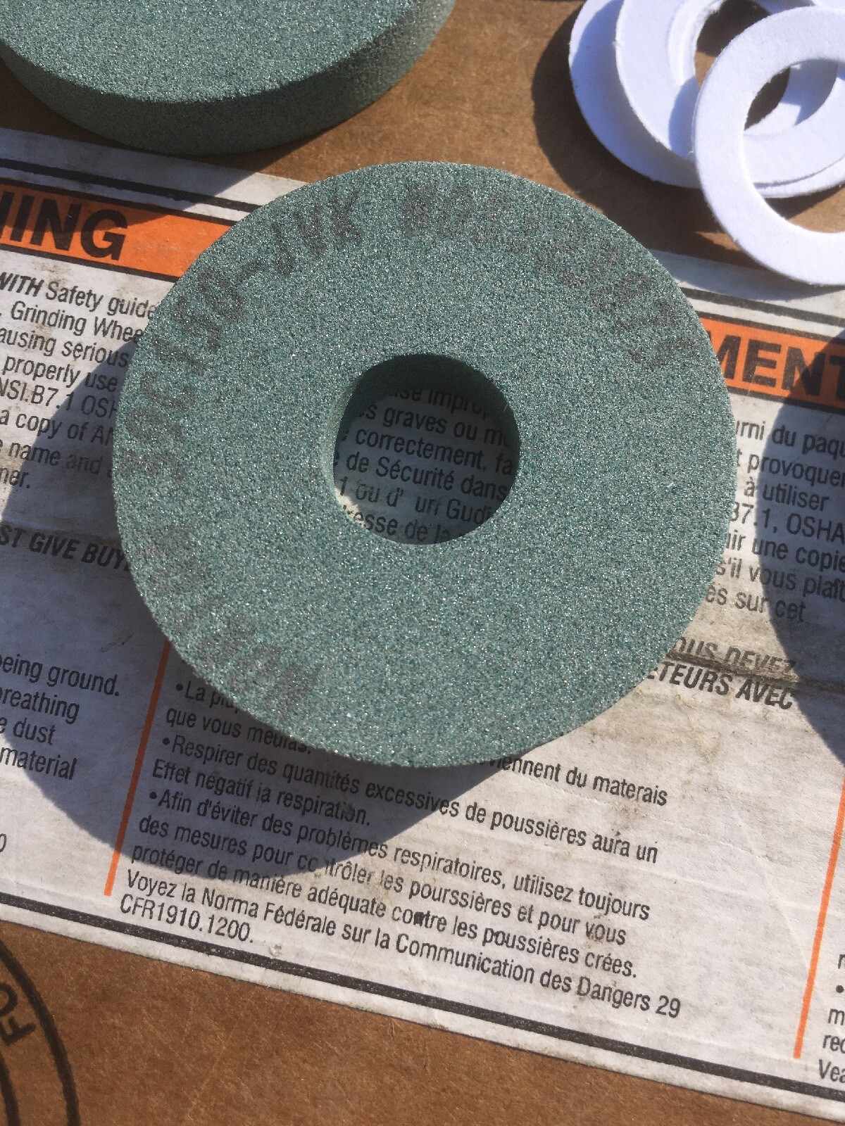 5: Norton 39C150-JVK 2” x .330 x 5/8 Silicone Carbide Tool Post Grinder Wheel