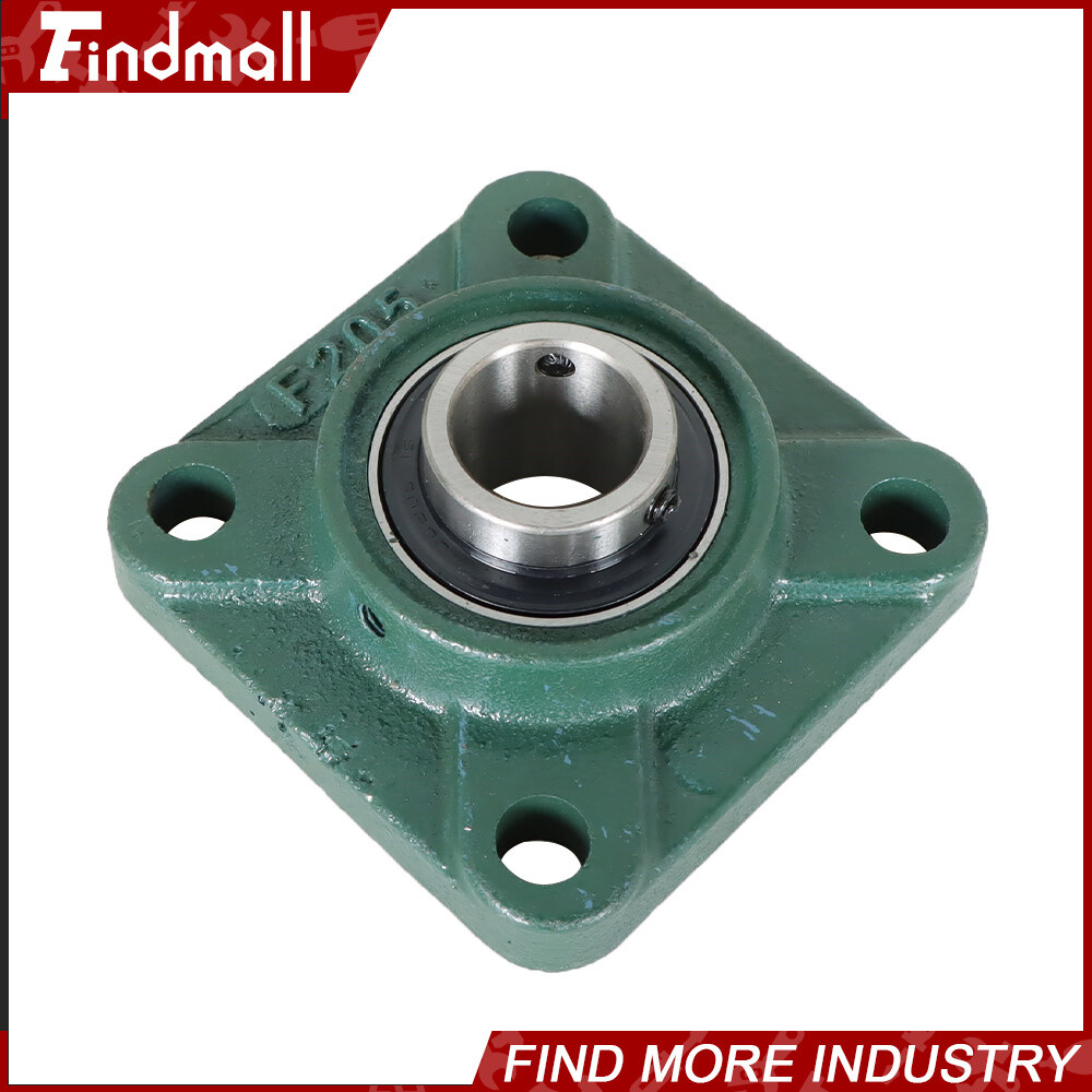4 PCS UCF205-16 Solid Base Pillow Block Flange Bearing 1″ Bore 4 Bolt