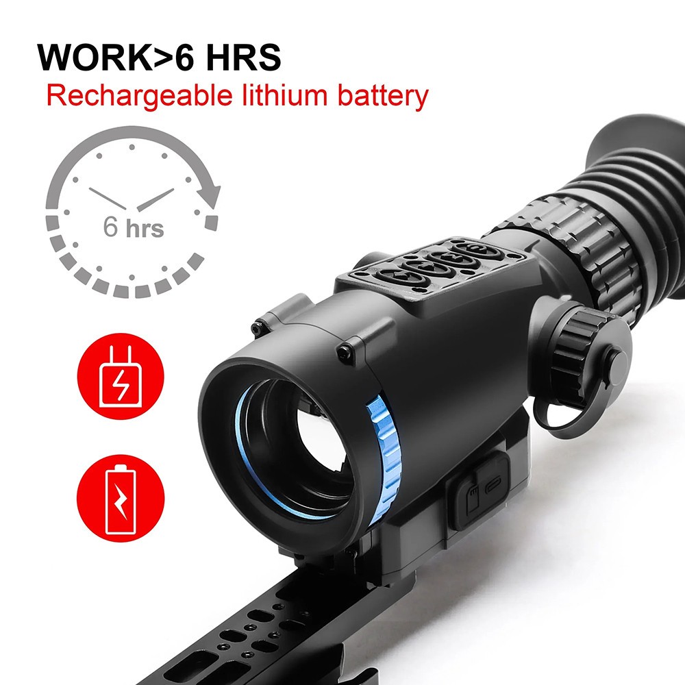 GRL335 Thermal Night Vision Rifle Scope 35mm Multi-Function One-Shot Zeroing