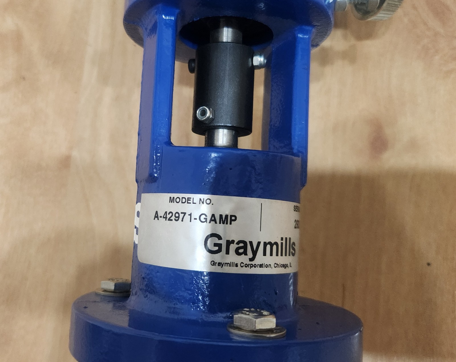 Graymills A-42971-GAMP Air Operated Agitator Pump Piston Mixing Motor New Open