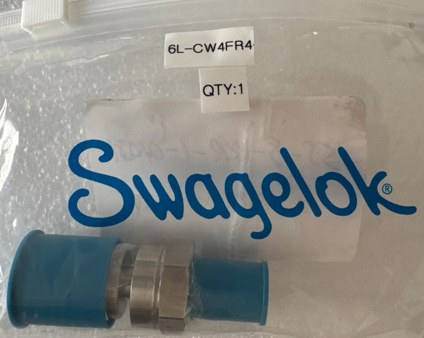 Swagelok 6L-CW4FR4-FR4 Stainless 316,Check Valve 1/4FVCR x 1/4MVCR. New open bag