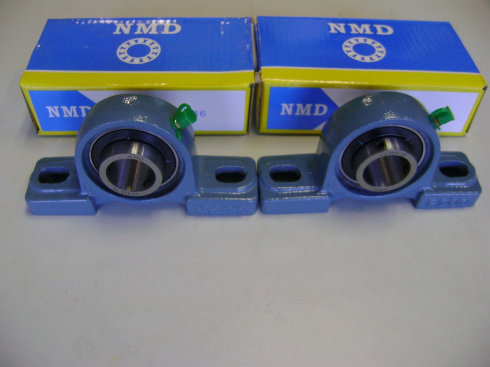 2 Excellent Quality NMD Brand UCP205-16 1″ Bore 2 Bolts Pillow Block Bearings
