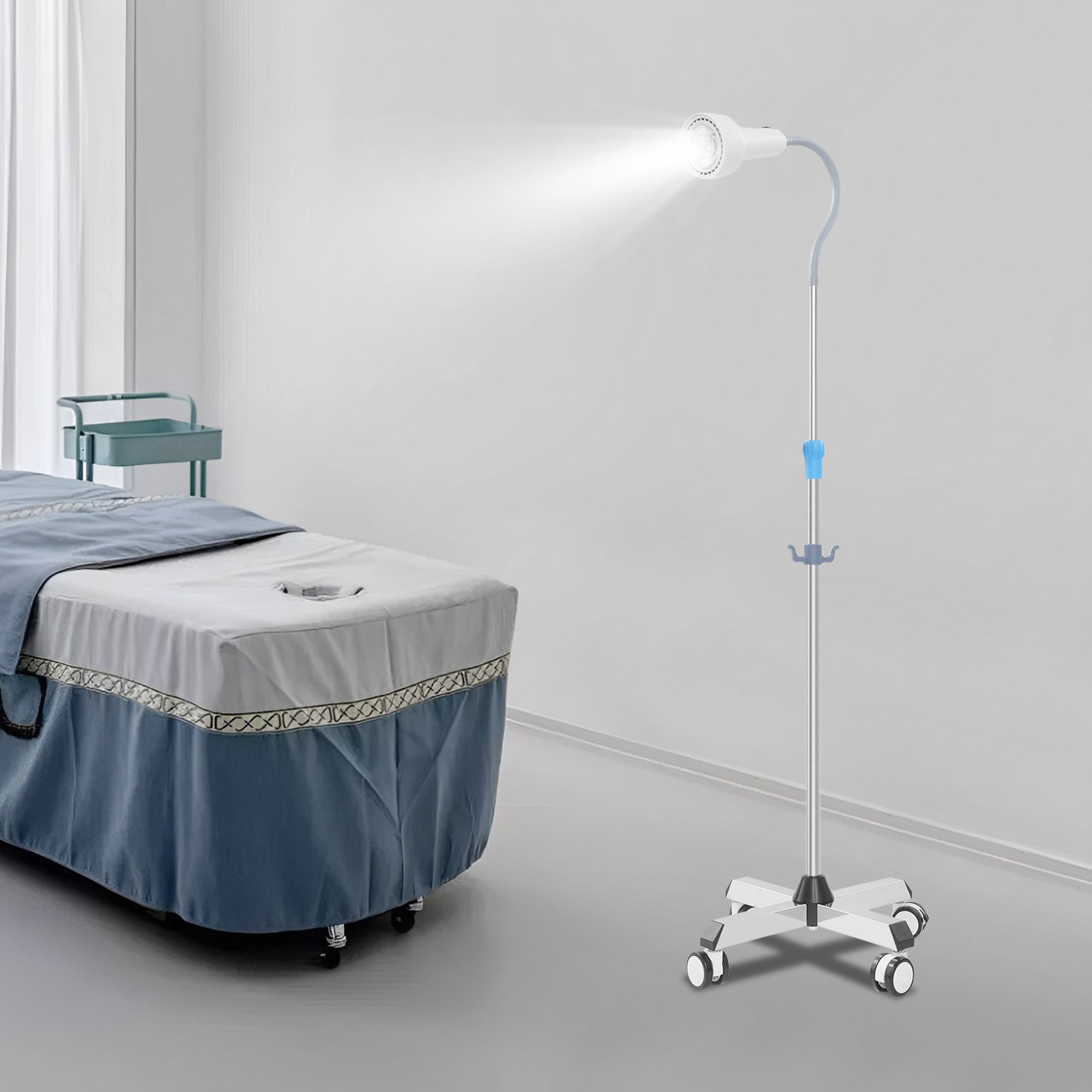 Exam Light 30W LED Medical Exam Lamp Mobile Surgical Examination Lamp 110-220V