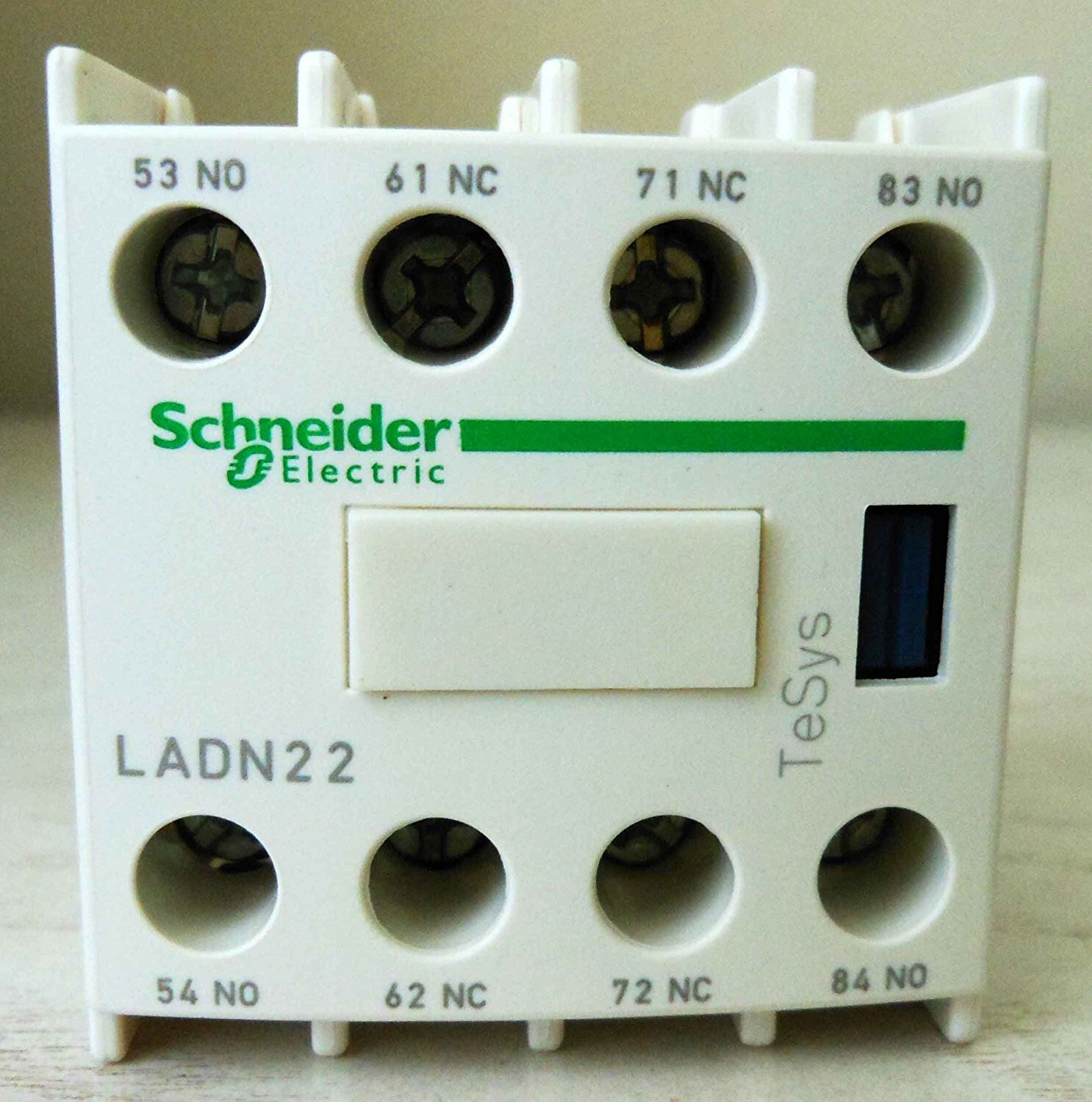 Original Schneider Electric Auxiliary Contact Block LADN22