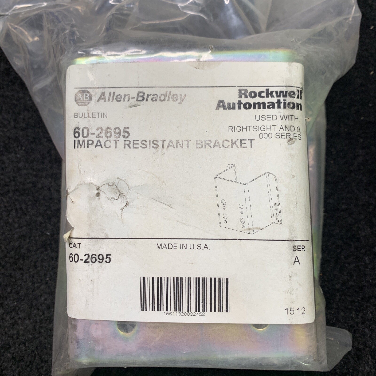 **Up to 12** Allen-Bradley Bulletin 60-2695 Impact Resistant Bracket