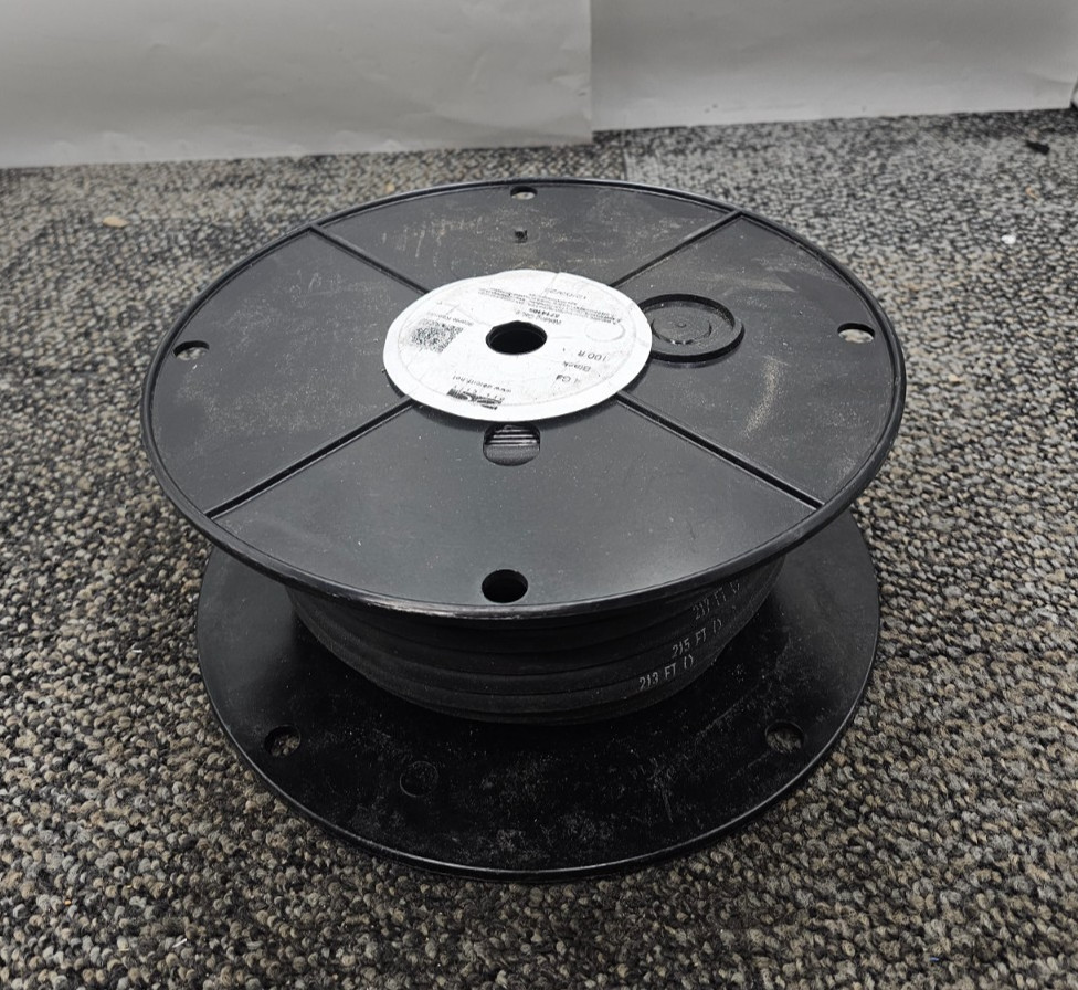 DEL CITY 5714105 100FT Black Welding Cable 4 GA Temperature 105ºC Spool
