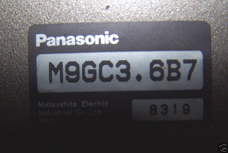 PANASONIC AC SERVO MOTOR GEARMOTOR M9RC90GB4L2 WITH GEARHEAD M9GC3.6B7 90 W 4P