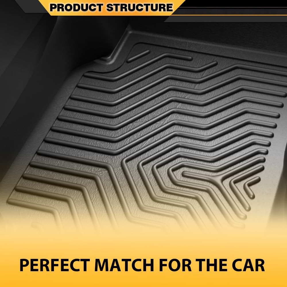 TPE All Weather Floor Mats Gray 2pc for Dodge Ram 1500 94-01 Ram 2500 3500 94-02
