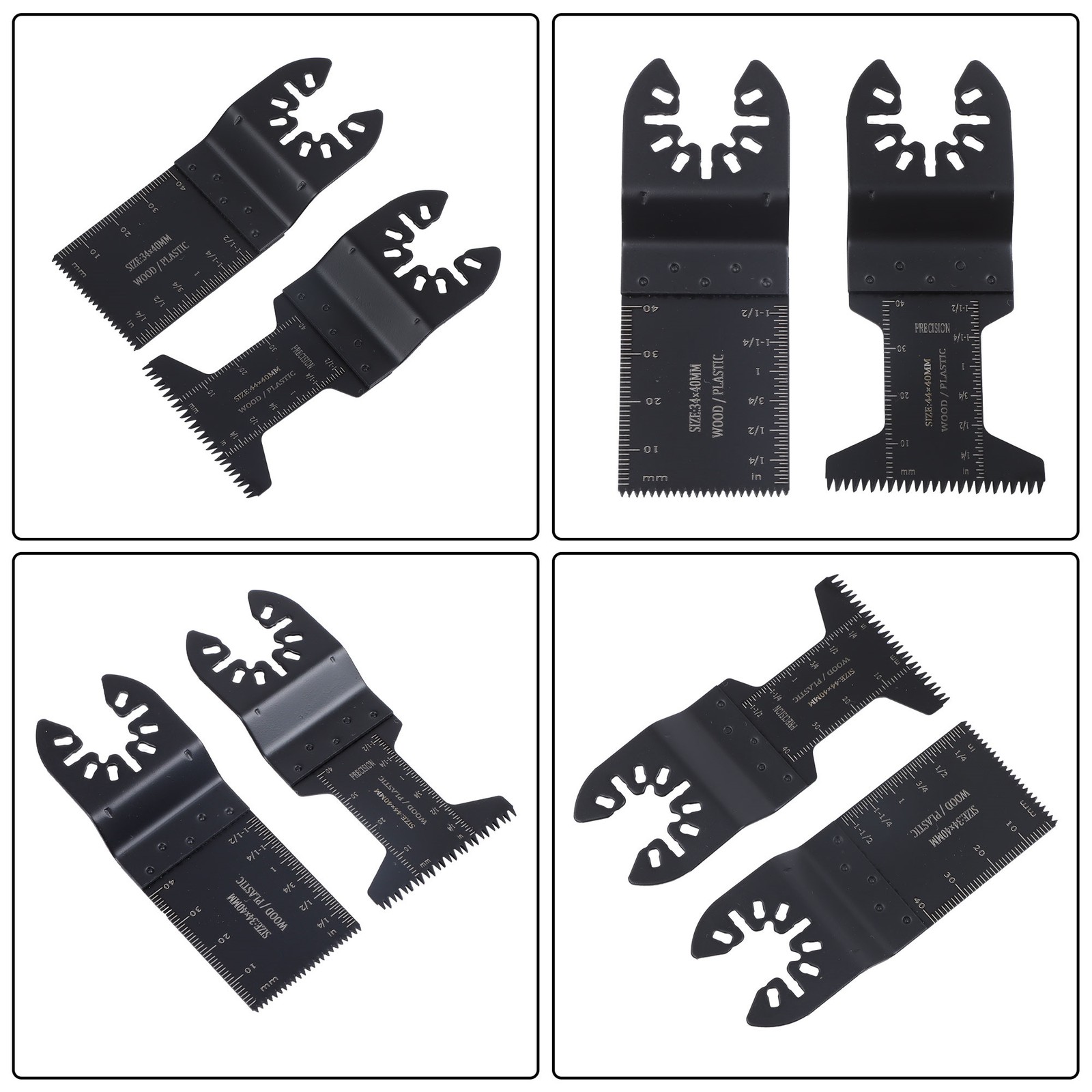 Universal Titanium Multitool Blades 28 PCS Oscillating Saw Blades Kit