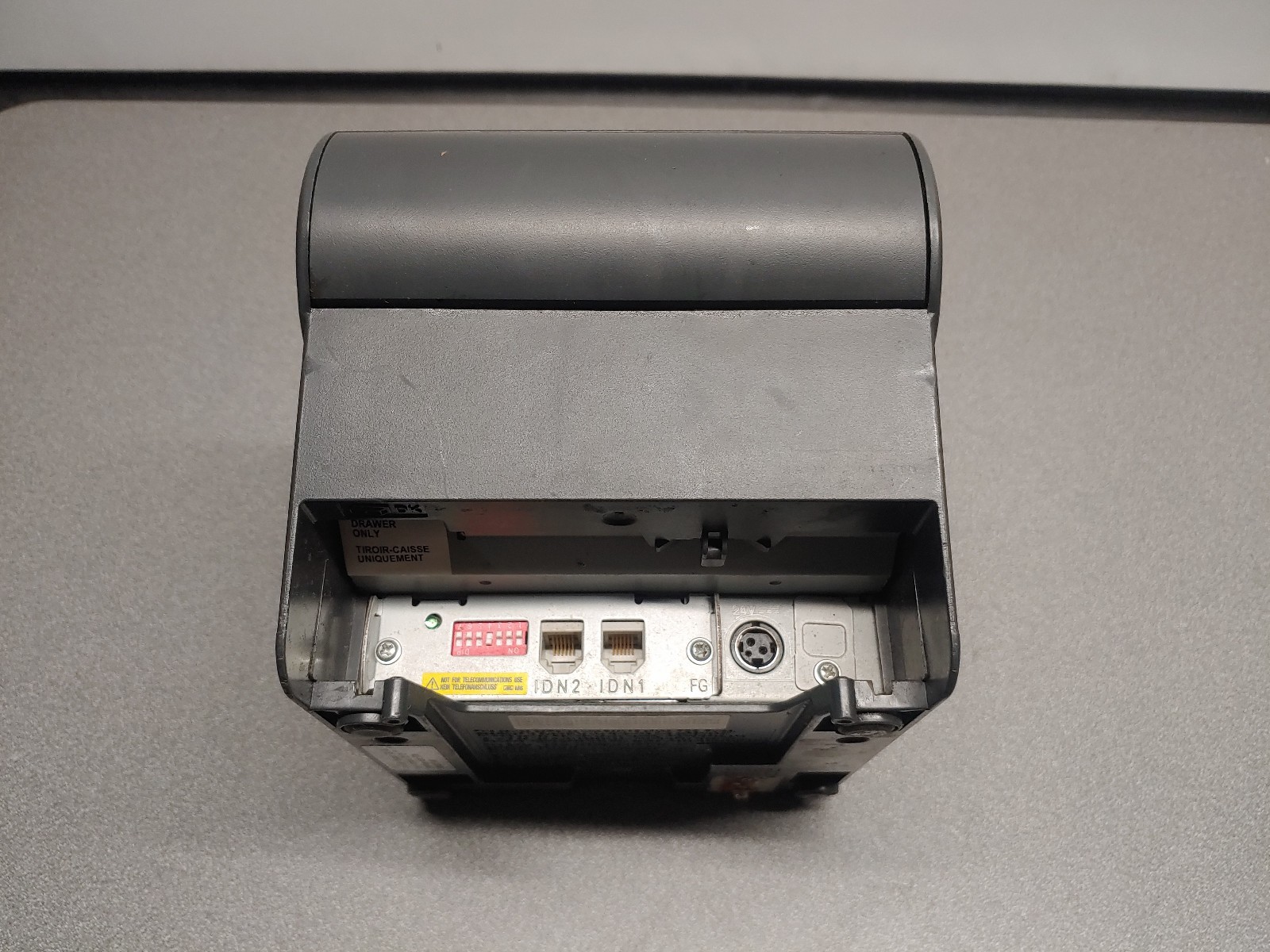 Epson TM-T88V M244A PoS Receipt Printer w/ Micros IDN Interface Card, Power Supp