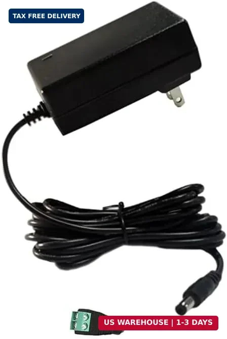 12V 1.5Amp DC Power Supply AC/DC Adapter 100-240 50/60Hz to 12 Volts Power Suppl