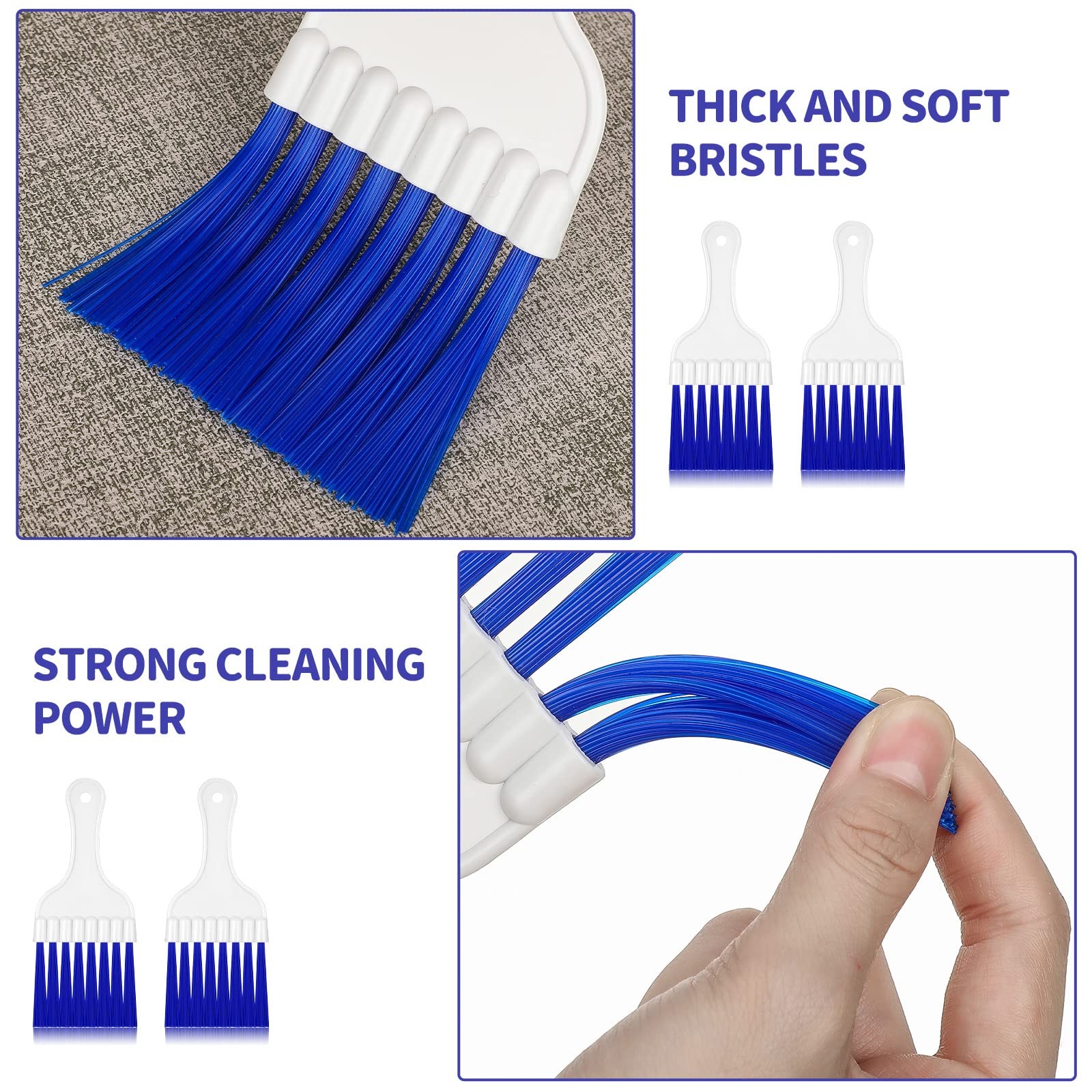 4 Packs Air Conditioner Condenser 18 x 7.5 cm/ 7.09 x 2.95 inch, Blue