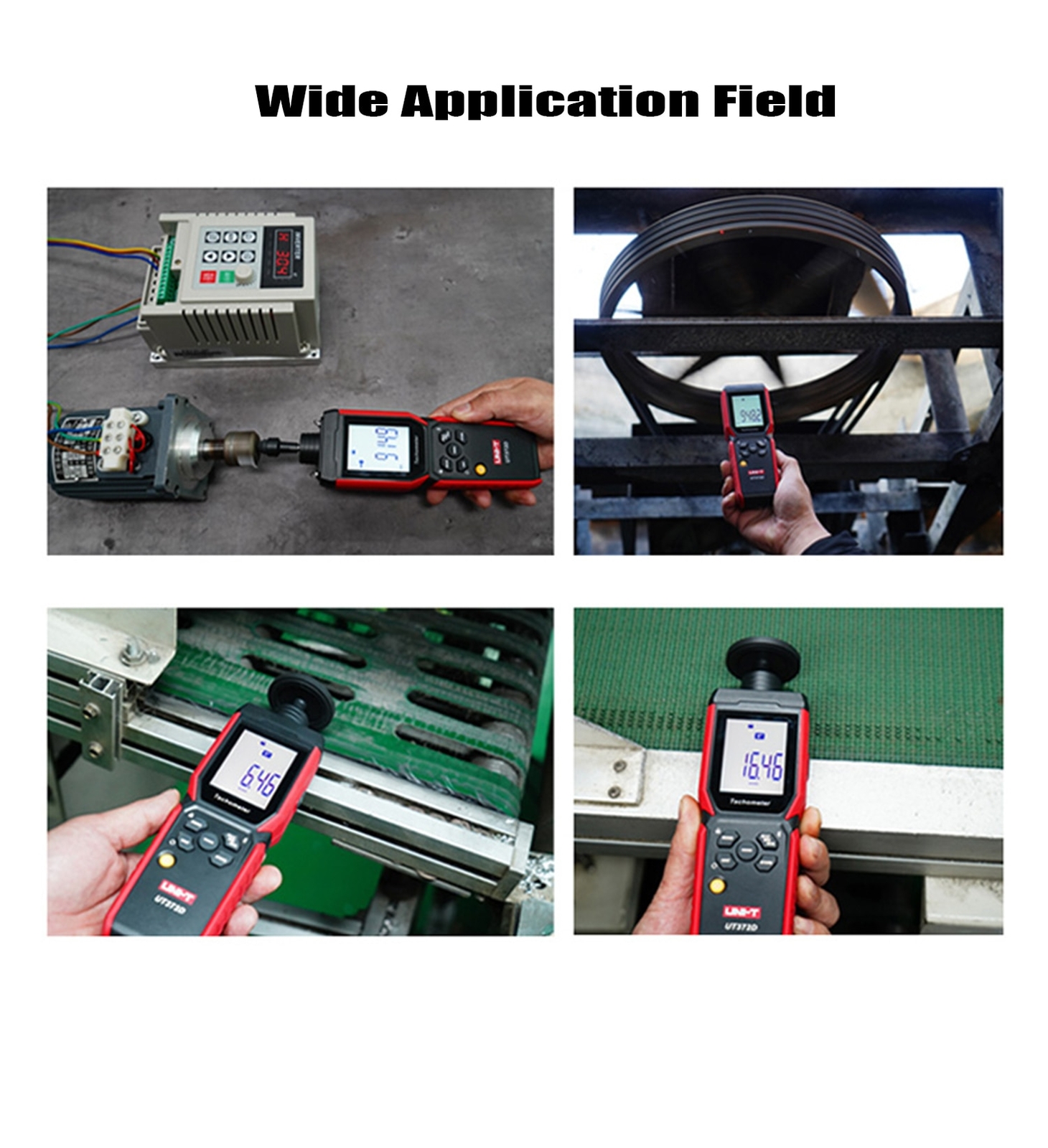 UNI-T UT372D 2-in-1 Tachometer Contact Non-contact measurements MAX/MIN/AVG/HOLD