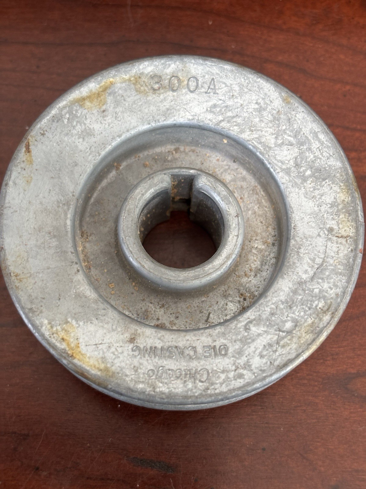 Chicago Die Casting 300A Single V-Grooved Pulley-Aluminum-3/4″bore-3″diam.