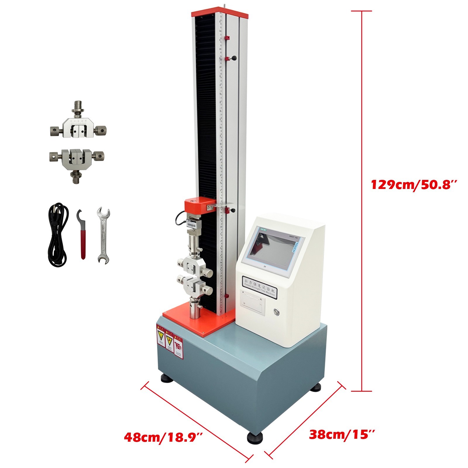 110V 200KG Electric Tensile Strength Testing Machine with Printing Function