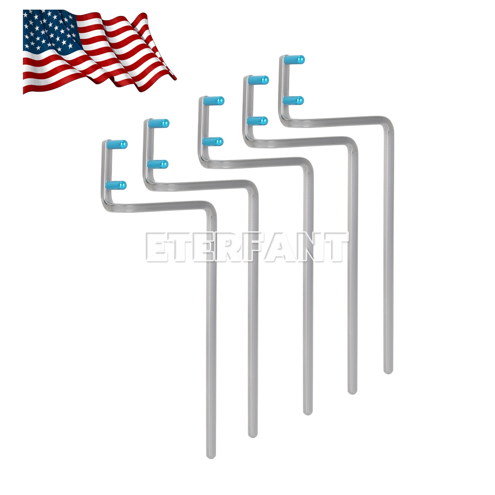 5PCS Dental X-Ray XCP-DS Fit Anterior/Bite wing/Posterior/Endodontic Arm Kit