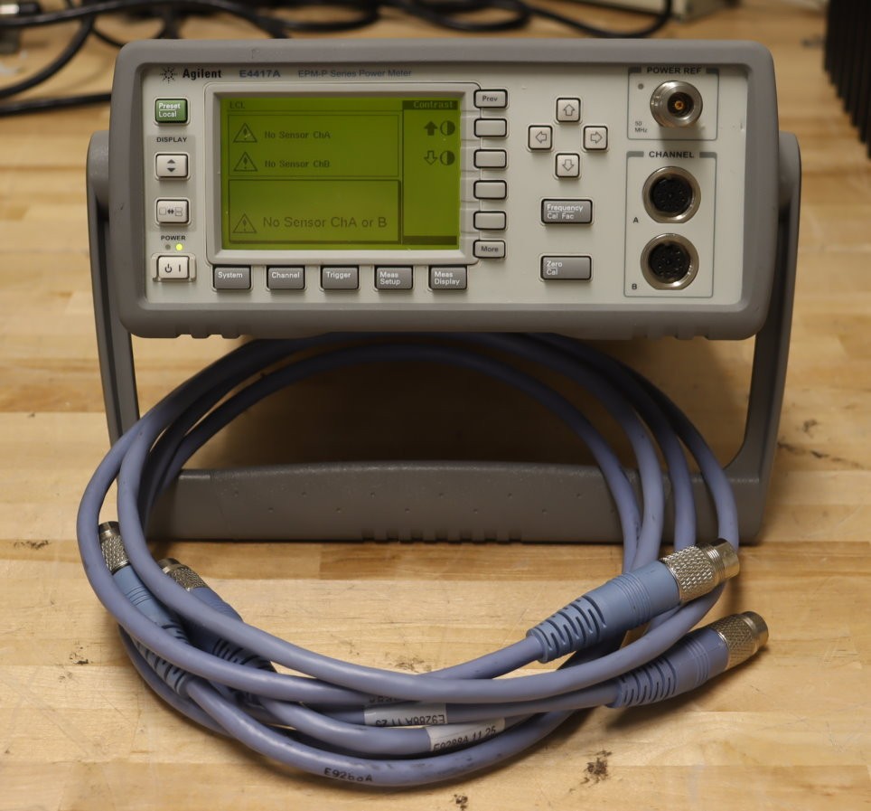 Keysight E4417A EPM-P Peak/Average Dual Power Meter w/2x E9288A Cable Qty GOOD