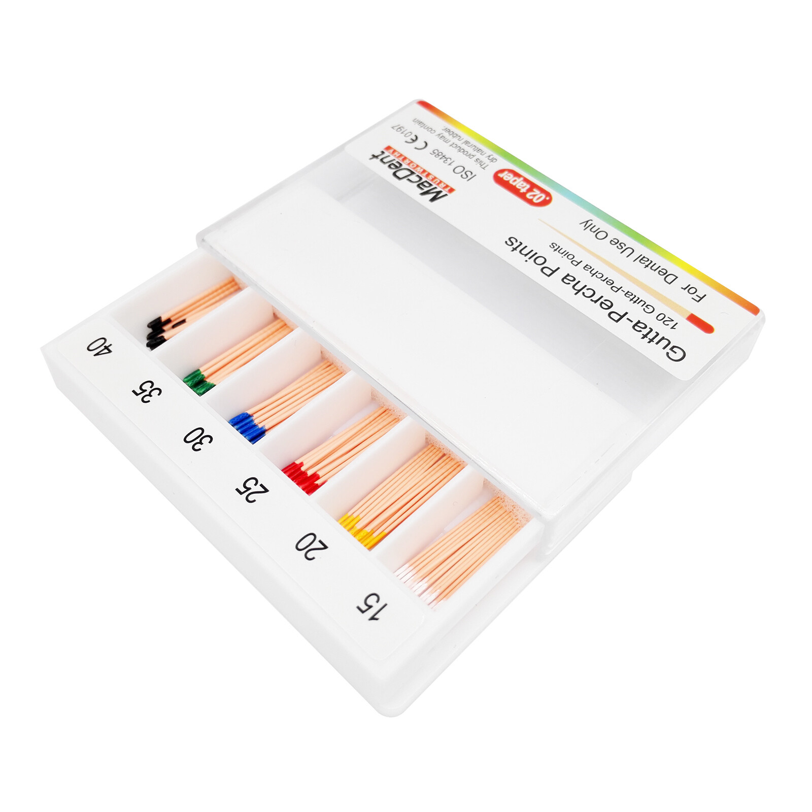 MacDent Dental Gutta Percha Points Endodontic Root Canal Taper 0.02/0.04/0.06