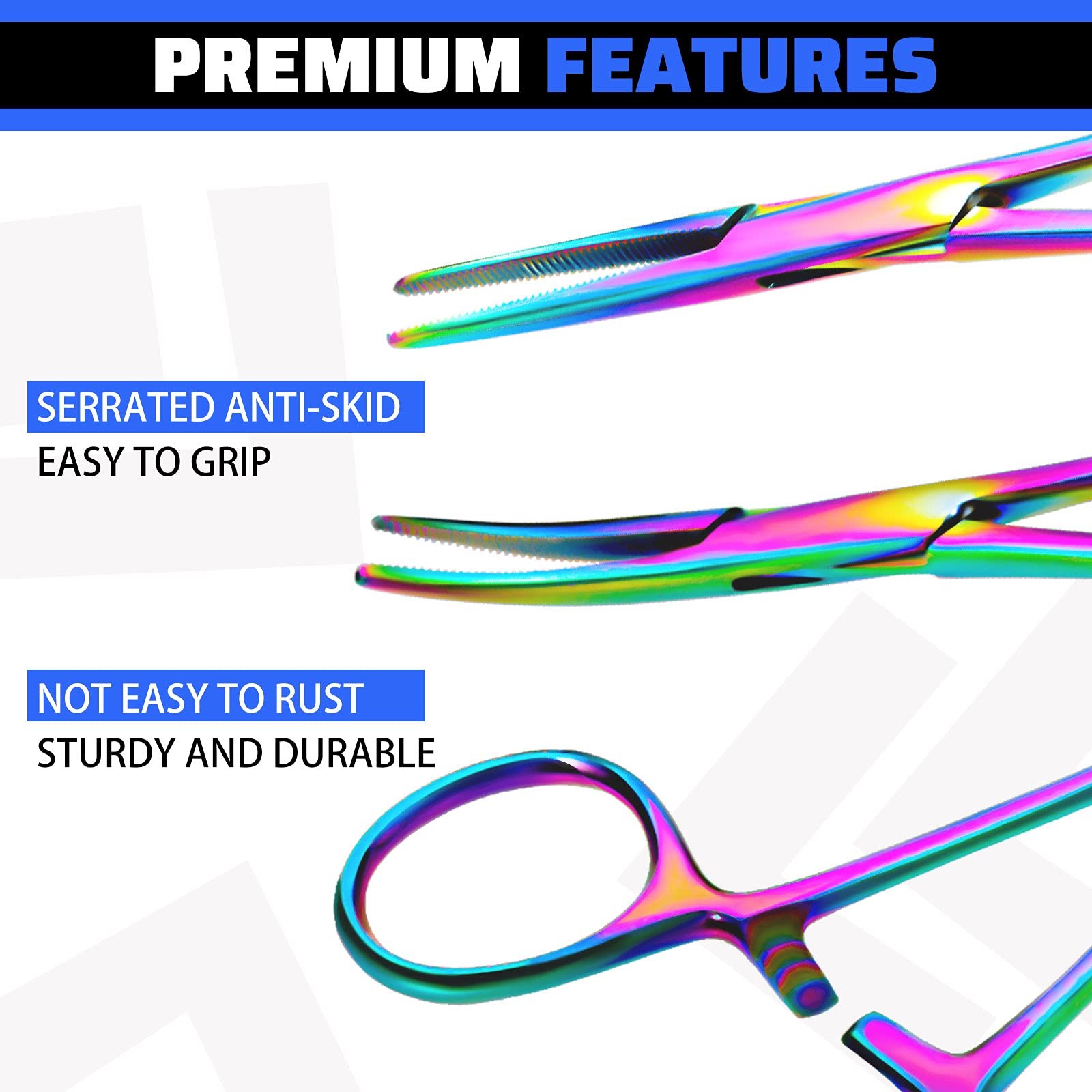 Hemostat Curved and Straight Hemostat Forceps Piercing Pliers Forceps, Stainl…