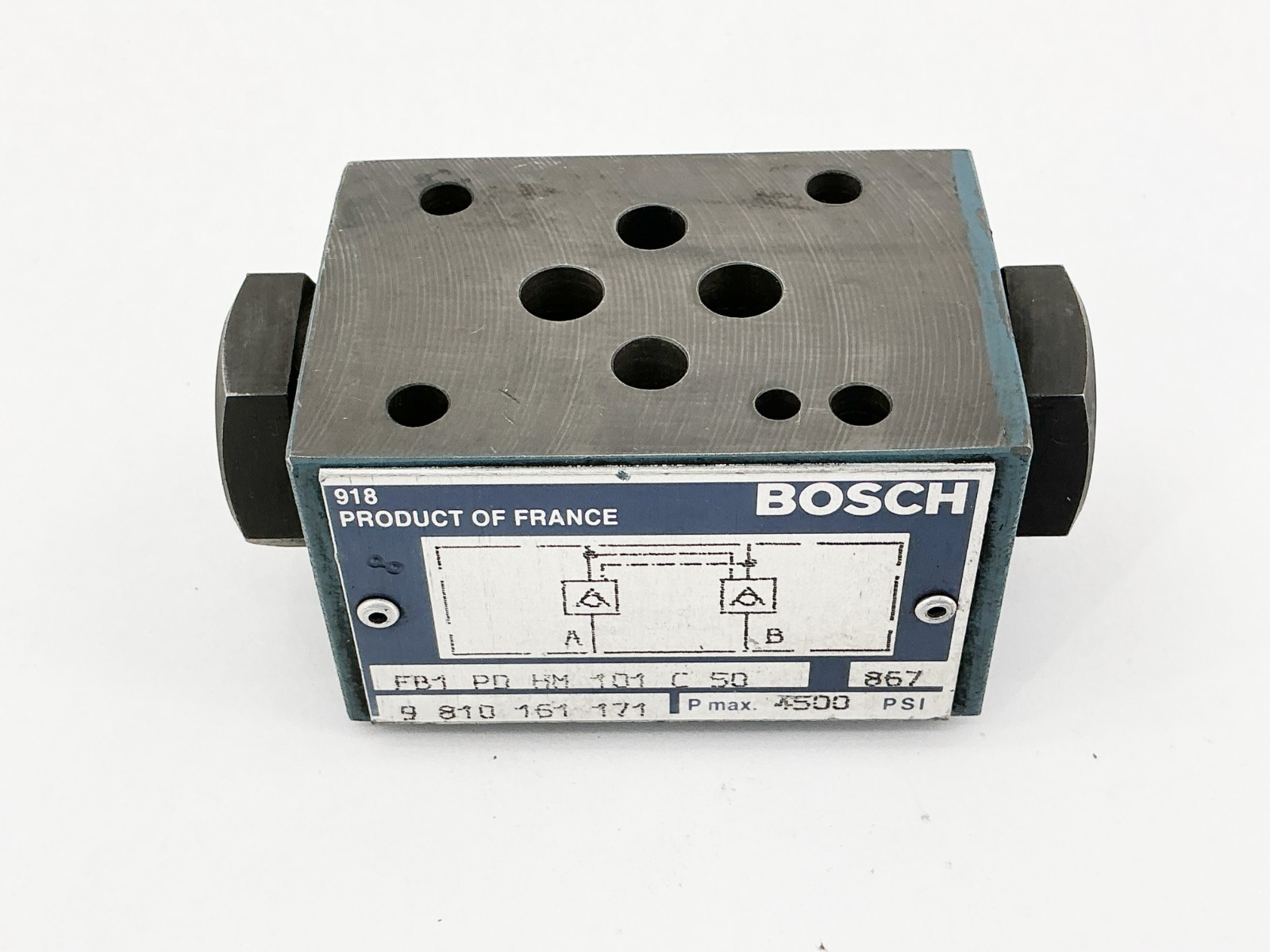 New Bosch FB1-PD-HM-101-C-50-9-810-161-171 Flow Control Valve 4500PSI – No Box