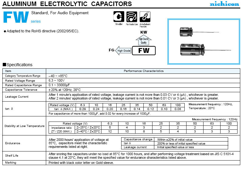 JAPAN 4PCS Nichicon FW 3300uf 25v 3300mfd Audio Capacitor