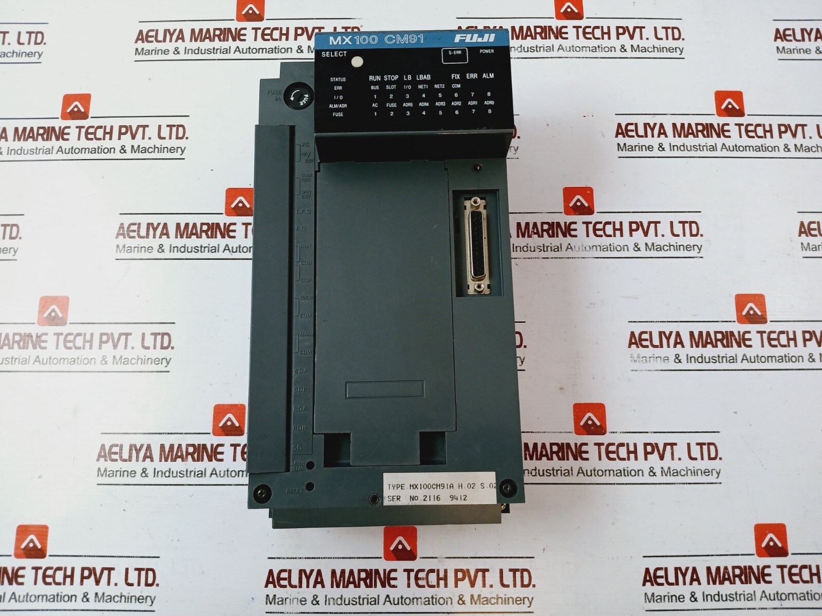 Fuji MX100 CM91 Remote File I/O Module AC100V/200V MX100CM91A H.02 S.02