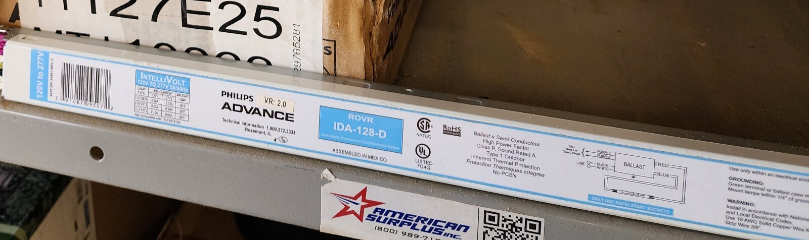 IDA128D ADVANCED BALLAST