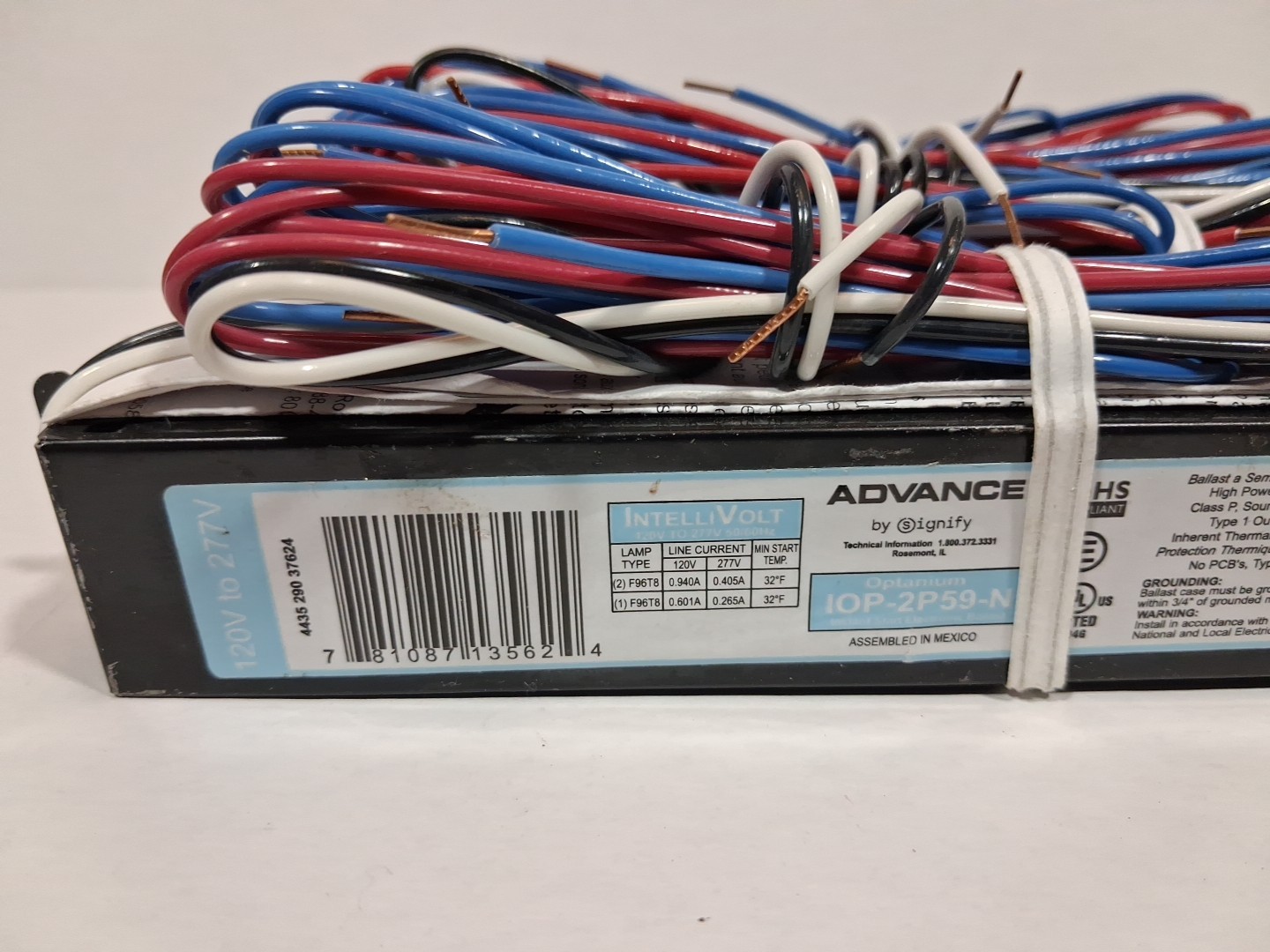 Advance Optanium IOP-2P59-N Electronic Ballast 120V-277V