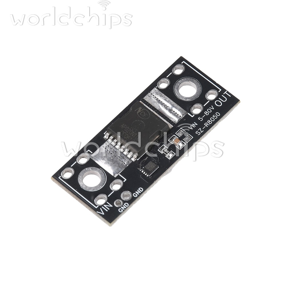 80V 50A Ideal Diode Module, 2mΩ Low Voltage Drop MOSFET for Power Supply