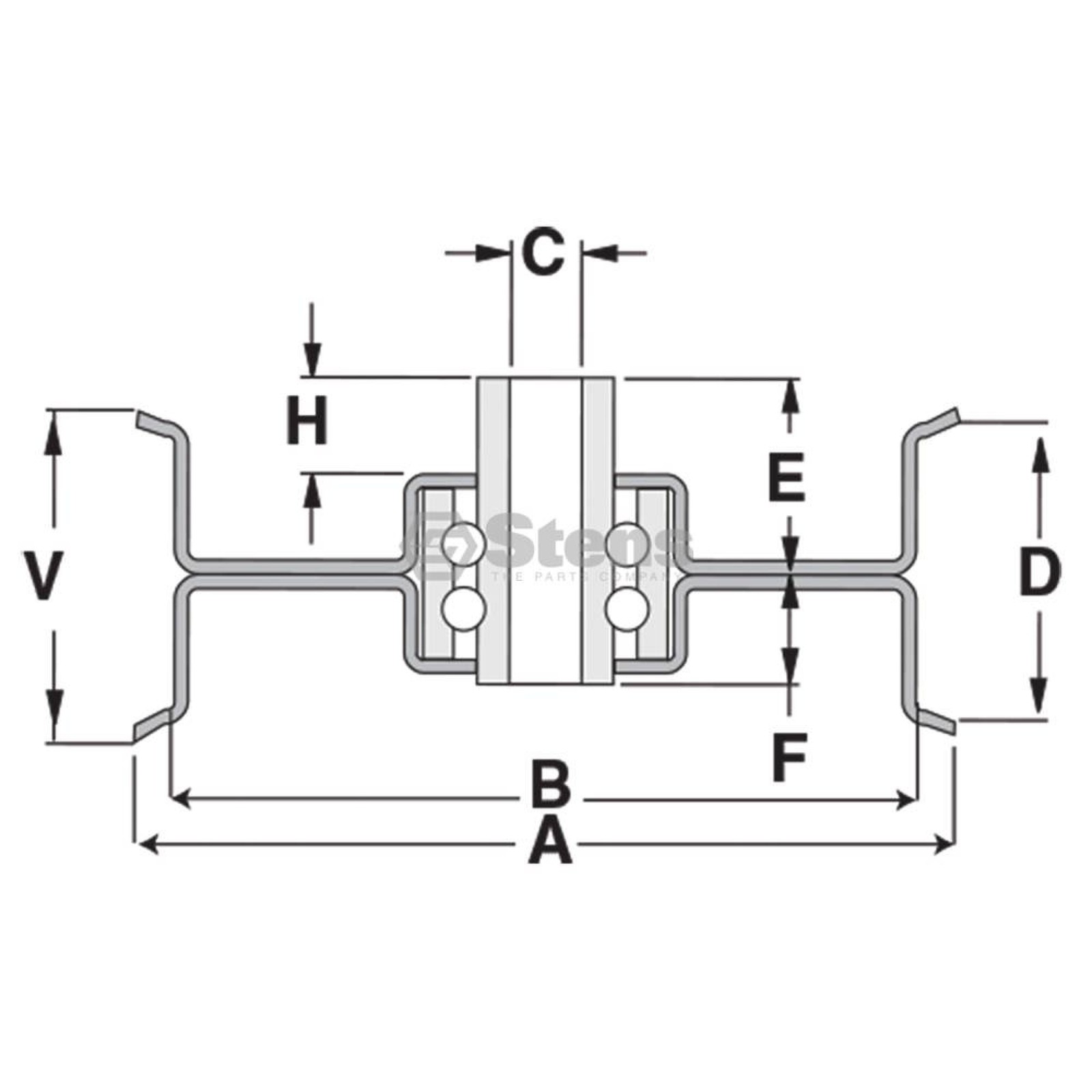 Stens Flat Idler 280-886 for Exmark 116-4666