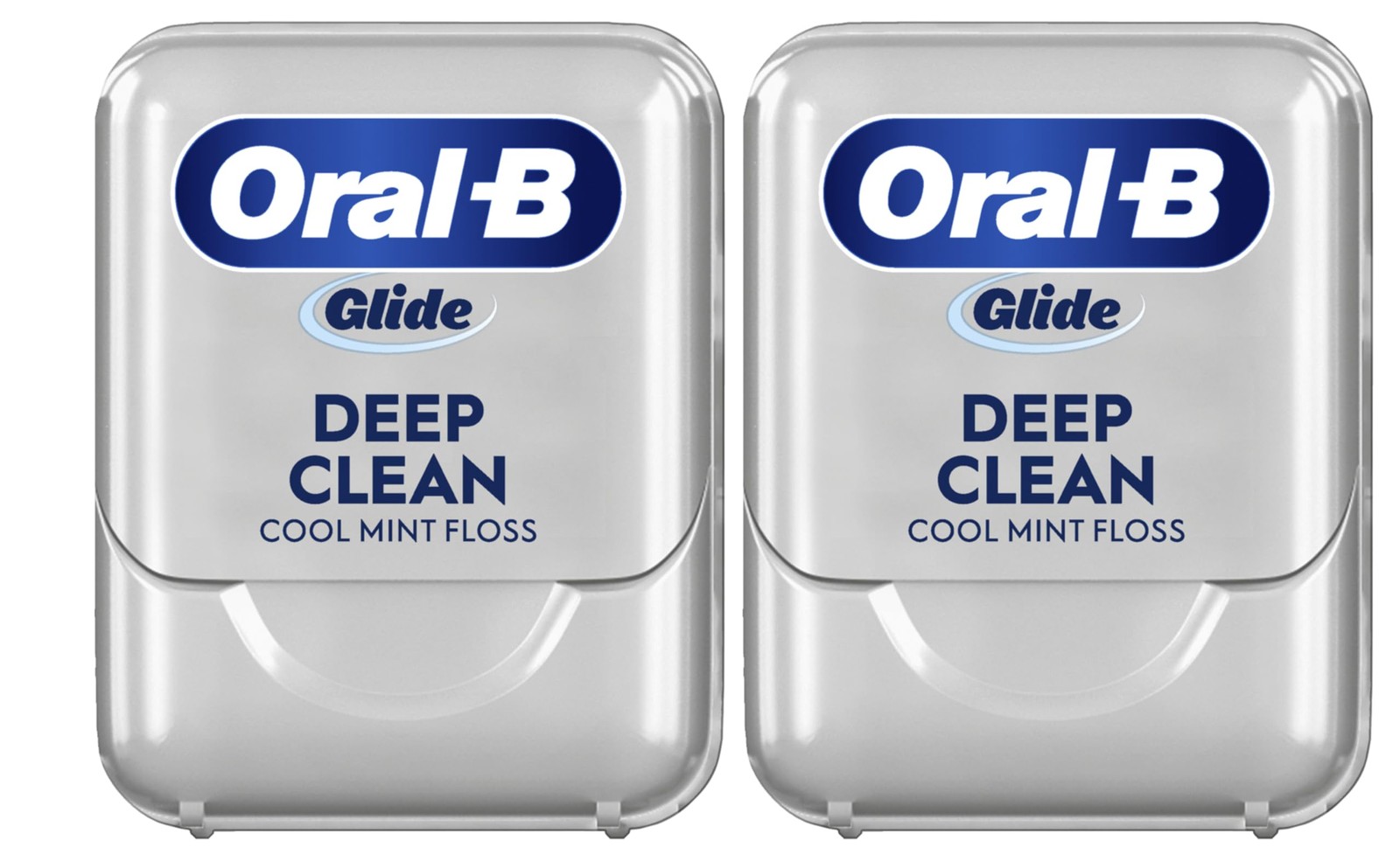 Oral-B Glide Deep Clean Cool Mint Dental Floss, Value 2 Pack (40m Each)