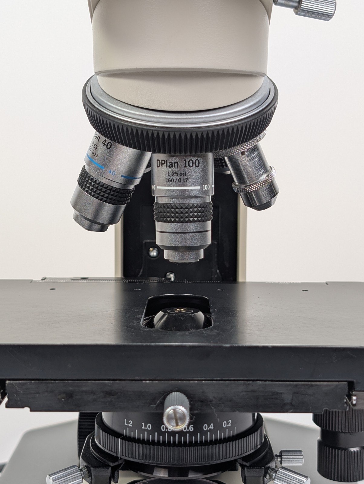 Olympus BH-2 Microscope 4x 10x 40x 100x Oil w/ WHK 10x/20 – Tested