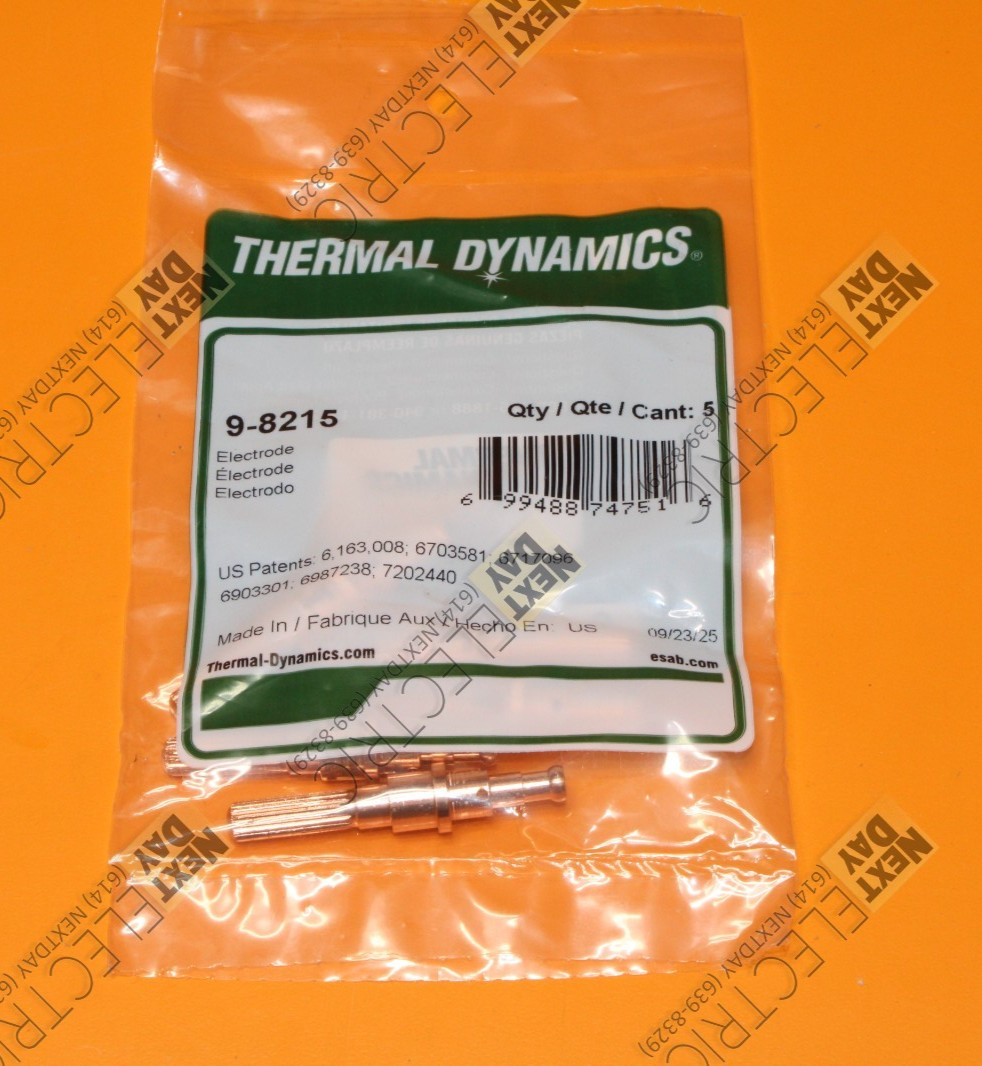5pcs Thermal Dynamics, 9-8215, Electrode Pin Esab SL60 SL100
