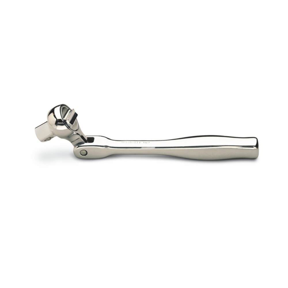 Wright 3440 3/8″ Drive Compact Flex Head Ratchet Chrome Contour 45 Teeth 5-3/4″